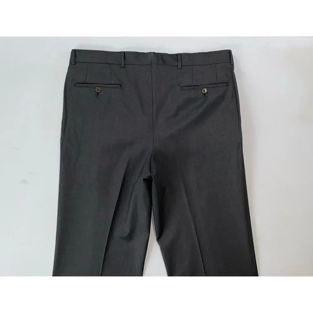 Hugo Boss Dr Hook US Single Pleat/Cuffed Wool Dress Pants, Slacks. 35R, 38X34.5